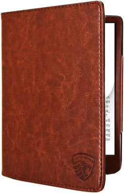 Luxe Hoes Geschikt voor Pocketbook Inkpad Color 2 - Inkpad Color 3 Beschermhoes Cover Cognac Bruin