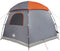 vidaXL - Familietent - iglo - 6-persoons - waterdicht - grijs - en - oranje