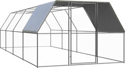 vidaXL - Kippenhok - 3x8x2 - m - gegalvaniseerd - staal