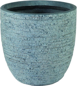 Bloempot Utah Egg Washed - d34 x h33cm - Grijs