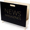 Balvi tijdschriftenhouder NEWS zwart