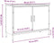 vidaXL - Wastafelkast - 80x30x60 - cm - bewerkt - hout - oud - houtkleurig