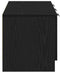 vidaXL - TV-kast - Zwart - Eiken - 102x35x36,5 - cm - Gelaagd - Hout
