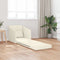 vidaXL - Vloersofa - Bed - 2-in-1 - Crème - 65x80x83 - cm - Velvet