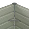 vidaXL - Plantenbak - verhoogd - 100x100x77 - cm - gegalvaniseerd - staal - bruin