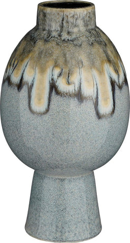 Mica Decorations Helma Vaas - H38 x Ø22 cm - Blauw