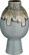 Mica Decorations Helma Vaas - H38 x Ø22 cm - Blauw