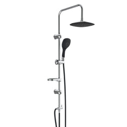 EISL DUSCHTRAUM Hoofddouche set - Chroom-Zwart