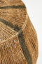 Mica Decorations Liliano Mand - Set van 2 - H48 x Ø50 cm - Jute - Donkergroen (2 stuks)