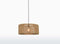 GOOD&MOJO Hanglamp Iguazu - Jute - Recht - Ø50cm - Scandinavisch,Bohemian - Hanglampen Eetkamer, Slaapkamer, Woonkamer