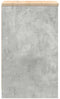 vidaXL - Garagekast - 40x51x85 - cm - massief - grenenhout - betongrijs