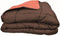 Zelesta® Easybed - Wasbaar Dekbed Hoesloos 200x200cm - Chocolade & Koraal