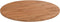 vidaXL - Tafelblad - rond - Ø70x1,5 - cm - bewerkt - massief - eikenhout - lichtbruin