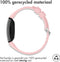 iMoshion Bandje Geschikt voor Fitbit Ace 2 - iMoshion Siliconen band gekleurde gesp - Roze