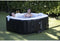 Inflatable Spa Sunspa Vierkant Zwart 6 personen (185 x 185 x 65 cm)