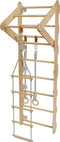 Wandrek kinderen - Klimrek - Touwladder en turnringen - Natuurlijk