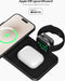 Favolt Site:3 - 3 in 1 Draadloze Oplader - MagSafe Compatibel en MFi Gecertificeerd - Space Gray