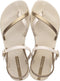 Ipanema Fashion Sandal - Platte Sandalen - Verstelbaar - Beige/Gold