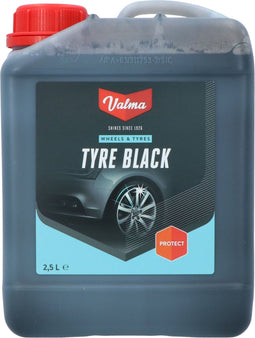 Valma Bandenzwart 2.5L – Bandenverzorging met Diepe Glans – Bescherming tegen Vervuiling – Eenvoudig aan te Brengen