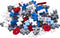 Plus-Plus Tube Vliegtuig - Bouwset 100 delig - Creatief constructiespeelgoed - Blauw (100 stuks)