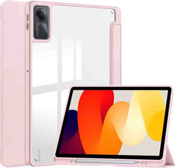 imoshion Tablet Hoes - Geschikt voor Xiaomi Redmi Pad SE - Trifold Hardcase Bookcase - Roze