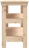 vidaXL - Werkbank - 110,5x50x80 - cm - massief - grenenhout
