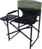 Campingstoel opvouwbaar - groen/zwart - 56 x 47 x 82 cm - max 100 kg