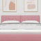 vidaXL - Hoofdbord - Diamant - Blokken - Design - Roze - 160 - cm - Fluweel