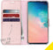 Accezz Hoesje Geschikt voor Samsung Galaxy S10 Hoesje Met Pasjeshouder - Accezz Wallet Softcase Bookcase - Roze