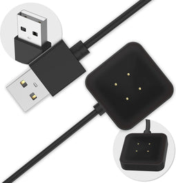 iMoshion USB-A oplaadkabel - Geschikt voor de Fitbit Versa 4 / Versa 3 / Sense 2 / Sense - Smartwatch Oplader - 0,5 meter