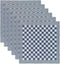 DDDDD - Theedoeken - Set van 6 - 65x65cm - Blauw (6 stuks)