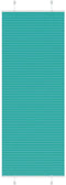 vidaXL - Plissé - rolgordijn - 80x200 - cm - stofbreedte - 79,4 - cm - petrol - groen