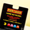 Fizz Creations Sleutelhanger Pacman Junior 6,5 X 9 Cm Geel