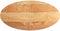 vidaXL - Tafelblad - 120x60x2 - cm - ovaal - massief - eikenhout - lichtbruin