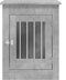 vidaXL - Hondenbench - 55 - x - 80 - x - 68 - cm - bewerkt - hout - betongrijs