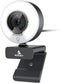 N960E 60FPS autofocus 1080p webcam met 2 stereo microfoon, ringlicht en afdekking, USB-camera voor h