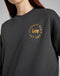CREW NECK - Sweater - Lange mouw - Washed black