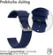 imoshion Siliconen bandje - Universeel 24 mm aansluiting - Donkerblauw