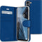 Accezz Samsung Galaxy S21 FE - Wallet Softcase Bookcase - 3 Pashouders - Donkerblauw
