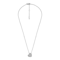 Fossil JF04674040 - Dames Collier - Roestvrij staal - Hartje - Zilverkleurig