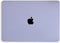 Lunso Geschikt voor MacBook Air 13 inch M1 (2020) cover hoes - case - Candy Lavender