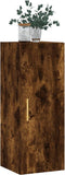 vidaXL - Hangkast - 34,5x34x90 - cm - gerookt - eikenkleurig