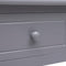 vidaXL - Schrijftafel - 110x45x76 - cm - hout - grijs