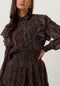 Colourful Rebel Zina - Mini Dress - Ruffle A-lijn lange mouw - M