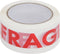vidaXL Verpakkingstapes 36 st met FRAGILE-print 48 mm x 66 m wit
