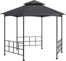 vidaXL - Prieel - met - zijwanden - 3,1x2,7 - m - antracietkleurig