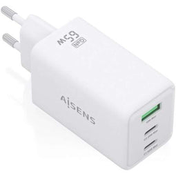 Aisens ASCH-65W3P072-W - Oplader - 65 W Snel en veilig opladen - Wit