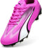 PUMA ULTRA PLAY FG/AG - Heren Sportschoenen - Lichtgewicht TPU SPEEDPLATE - Poison Pink-PUMA White-PUMA Black - Maat 45