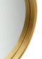 vidaXL - Wandspiegel - met - band - 40 - cm - goudkleurig