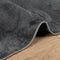 vidaXL - Vloerkleed - OVIEDO - laagpolig - 240x240 - cm - antracietkleurig